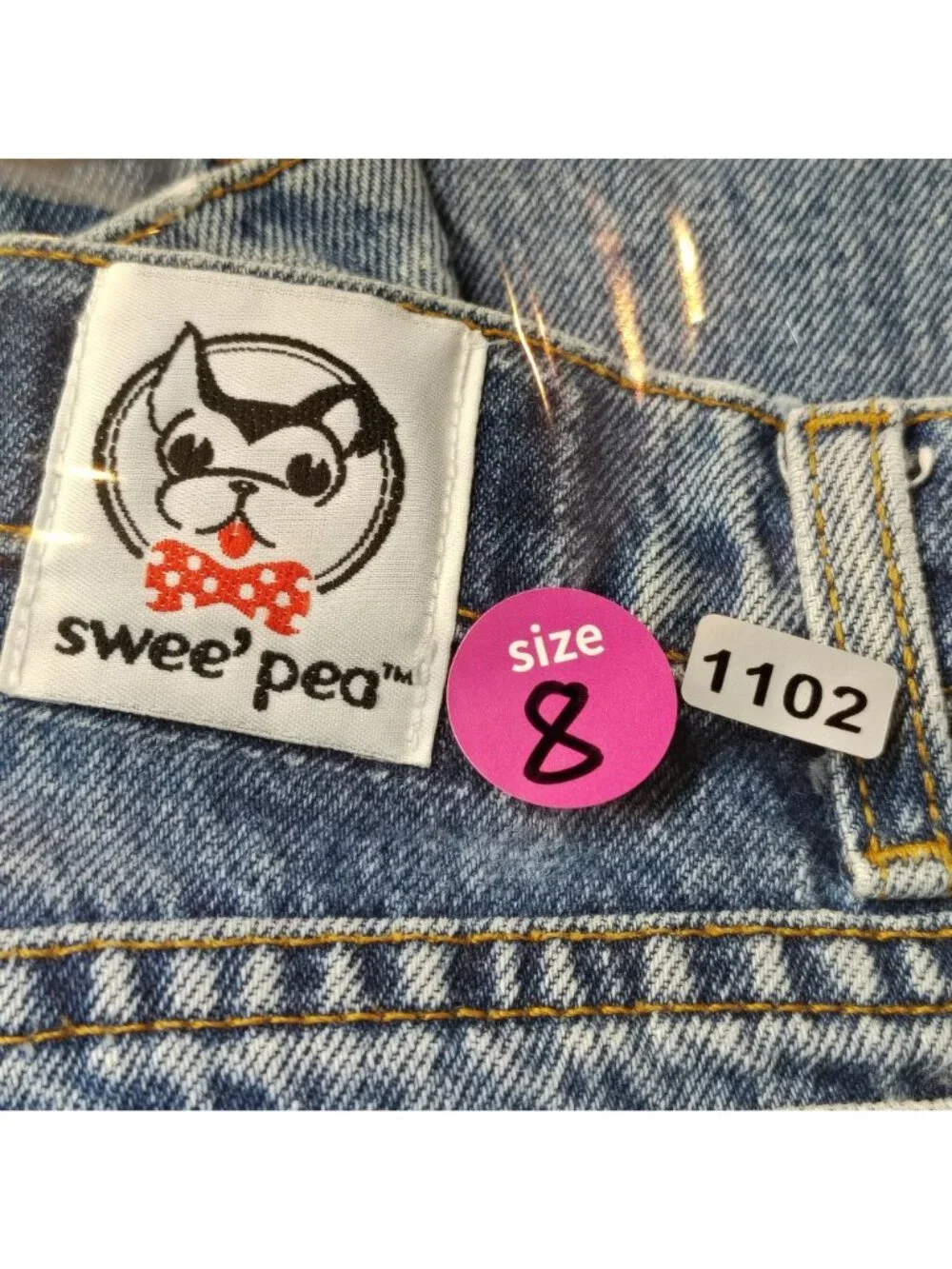 Levi's Vintage Upcycled by Sweet Pea Floral Embellished Jeans Girls Size 8 (22x2